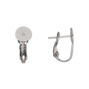 Lever Back Tarnish Resistant 304-stainless Steel Earring Hooks 15x10mm  Curved Silver Color (10 Pieces) For Jewellery Making at Rs 195.00, ज्वेलरी  कॉम्पोनेन्ट - Aumni Source Retail Solutions Private Limited, Coimbatore