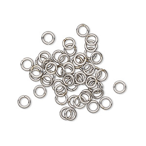 Stainless Steel Soldered Closed Jump Rings - Fire Mountain Gems