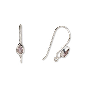 Sterling Silver Hook Ear Wire Findings - Fire Mountain Gems and Beads