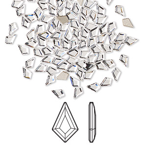 Flat back, vintage Crystal Passions® rhinestone, chalk white, 6.14-6.32mm  round (2000), SS29. Sold per pkg of 36. - Fire Mountain Gems and Beads