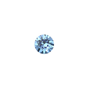 Chaton, Crystal Passions&reg; rhinestone, Regenerated cool blue, 8.16-8.41mm round (1088), SS39. Sold per pkg of 6.