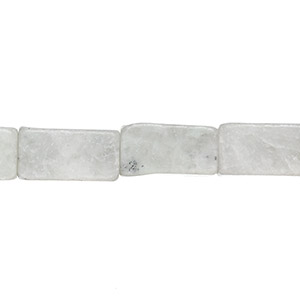 Bead, amazonite (natural), light, 17x6mm-20x10mm square tube, D grade, Mohs hardness 6 to 6-1/2. Sold per 15-inch strand.