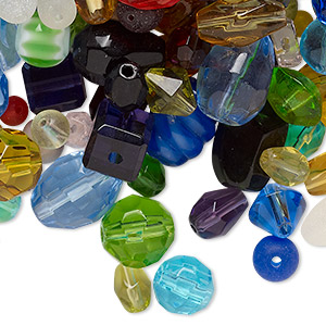 Beads Glass Mixed Colors