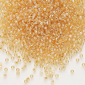 Miyuki Delica Seed Bead 11/0 Gold Luster Light Topaz (3 Gram Tube)