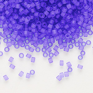 DB0783 Miyuki Delica Beads Dyed SF Transparent Purple Size 11/0