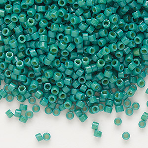 Seed bead, Delica®, glass, Duracoat 