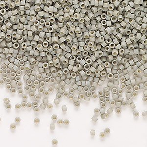 Miyuki 8/0 Round Seed Beads - Light Slate Grey Opaque 5-Inch Vial