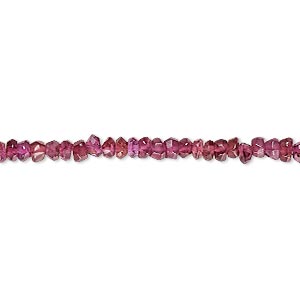 Bead, rhodolite garnet (dyed), 3x1mm-4x3mm hand-cut faceted rondelle, C grade, Mohs hardness 7 to 7-1/2. Sold per 13-inch strand.