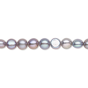 10-11 x 12-13 mm Top Drilled Teardrop Coin Freshwater Pearl Beads Silver Gray OR Champagne 583-CPMIX1013 Genuine Cultured Coin Pearl Beads
