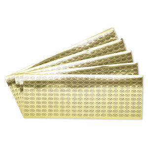 Price Tags and Labels Paper Gold Colored