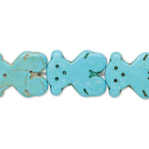 Beads Simulated Turquoise Blues