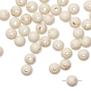 Beads Acrylic Beige / Cream