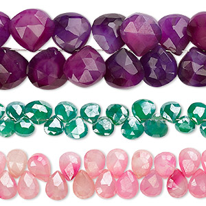 Beads Chalcedony Mixed Colors