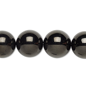 Bead, painted glass, opaque brown / black / white, 15x12mm-16x12mm handmade  football. Sold per pkg of 6. - Fire Mountain Gems and Beads