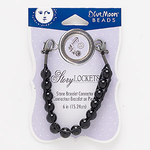 Bracelet Components Glass Blacks