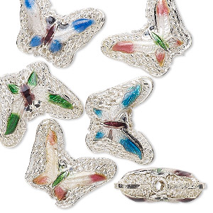 Beads Cloisonné Multi-colored