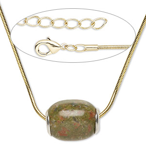 Other Necklace Styles Unakite Greens