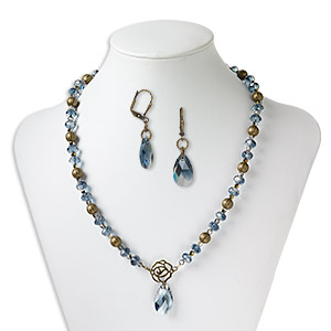 Jewelry Sets Gold Plated/Finished Blues
