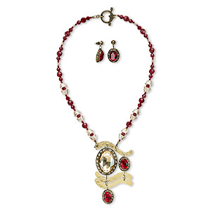 Jewelry Sets Crystal Reds