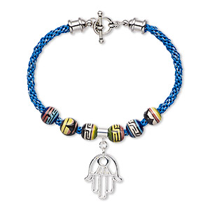Other Bracelet Styles Silver Plated/Finished Blues