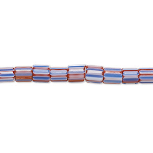 Beads Chevron Glass Multi-colored