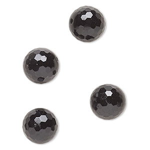 Bead, lava rock (waxed), 10mm round, B grade, Mohs hardness 3 to 3-1/2.  Sold per 15-1/2 to 16 strand. - Fire Mountain Gems and Beads