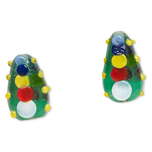 Beads Lampwork Glass Multi-colored