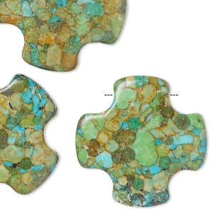 Beads Mosaic "Turquoise" Greens