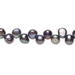 Natural Gemstone 5-6mm Freshwater Pearl Round Beads For Jewelry Making 15"Strand 