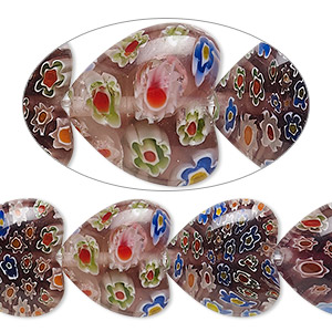 Beads Millefiori Multi-colored