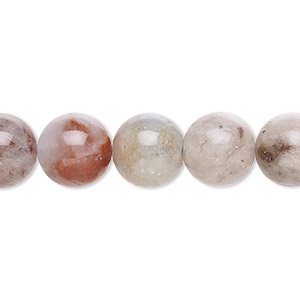 Bead, multi-beryl (heated), 10-12mm round with 0.6-1mm hole, D grade, Mohs hardness 7-1/2 to 8. Sold per 15-1/2&quot; to 16&quot; strand.