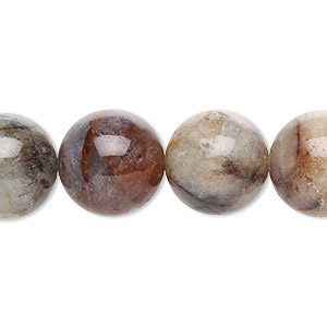 Bead, multi-beryl (heated), 13-15mm round with 0.6-1mm hole, D grade, Mohs hardness 7-1/2 to 8. Sold per 15-inch strand.