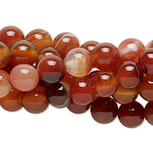 Beads Grade C Red Agate
