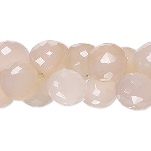 Bead, peach chalcedony (dyed), 11-13mm hand-cut top-drilled faceted teardrop with 0.4-1.4mm hole, C+ grade, Mohs hardness 6-1/2 to 7. Sold per 8-inch strand.