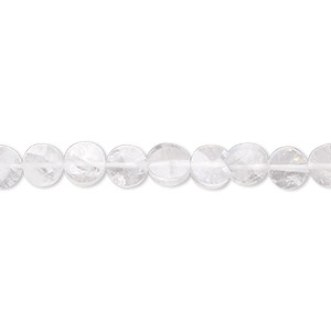 Bead, rainbow moonstone (natural), 5-6mm hand-cut faceted flat round, C+ grade, Mohs hardness 6 to 6-1/2. Sold per 14-inch strand.