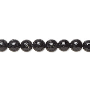 Natural Black Tourmaline Round Beads