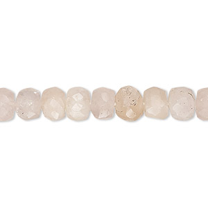 Bead, morganite (natural), 7x3mm-7x6mm hand-cut faceted rondelle, C grade, Mohs hardness 7-1/2 to 8. Sold per 14-inch strand.