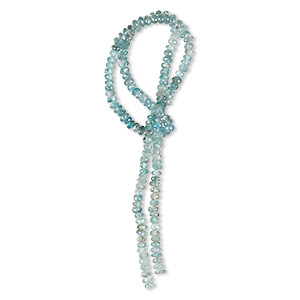 Beads Grade C Blue Zircon