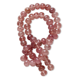 Beads Grade B Strawberry Quartz