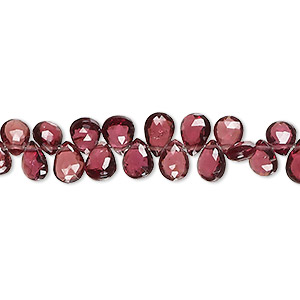 Beads Grade B Rhodolite
