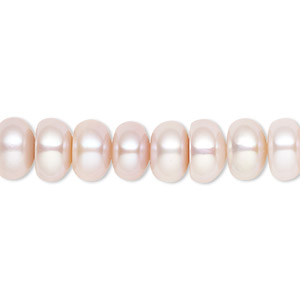 Pearl, cultured freshwater (natural), mauve, 9mm button, C grade, Mohs hardness 2-1/2 to 4. Sold per 14-inch strand.