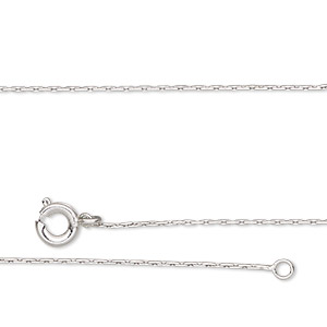 Chain Necklaces Copper Silver Colored