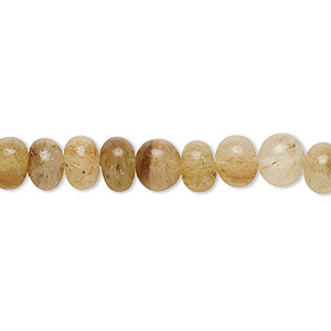 Bead, wooden agate (natural), 6x4mm-7x6mm hand-cut rondelle, C grade, Mohs hardness 6-1/2 to 7. Sold per 14-inch strand, approximately 65 beads.