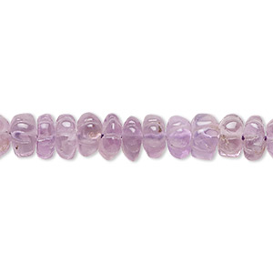 Bead, amethyst (natural), 7x3mm-8x5mm hand-cut corrugated flower, C grade, Mohs hardness 7. Sold per 15-inch strand, approximately 95 beads.