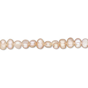 Pearl, cultured freshwater (dyed), gold, 10-12mm flat round, C
