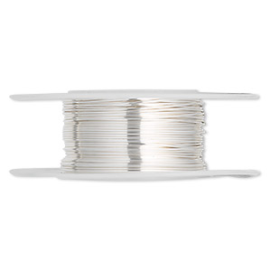 207003 Half Hard Round Sterling Silver Wire 18,20,24,26,28 ga,gauge,Wire Wrapping Wire Findings Made in the USA SKU