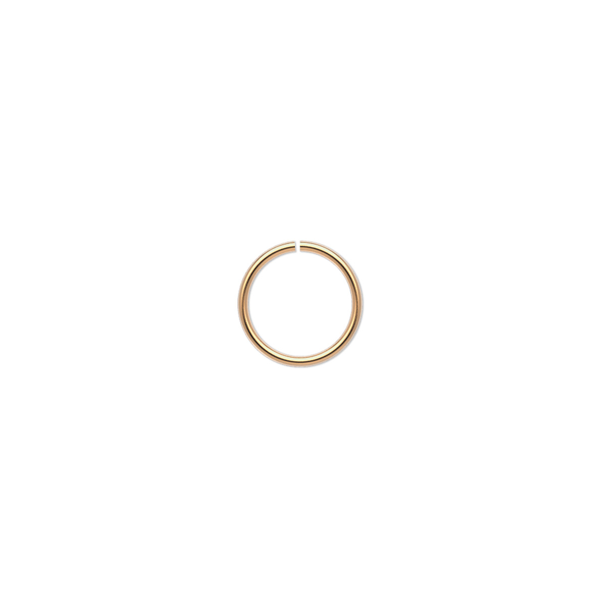 Jump ring, 14Kt gold-filled, 9mm round, 7.5mm inside diameter, 20 gauge ...