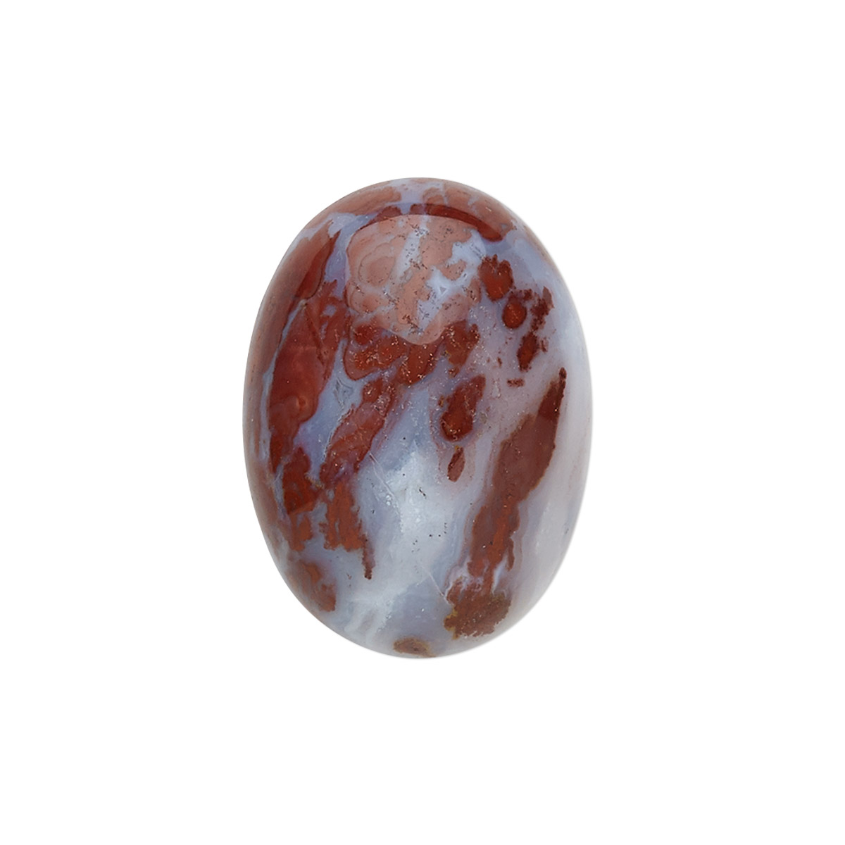 Cabochon Red Lightning Agate Natural 25x18mm Non Calibrated Oval B
