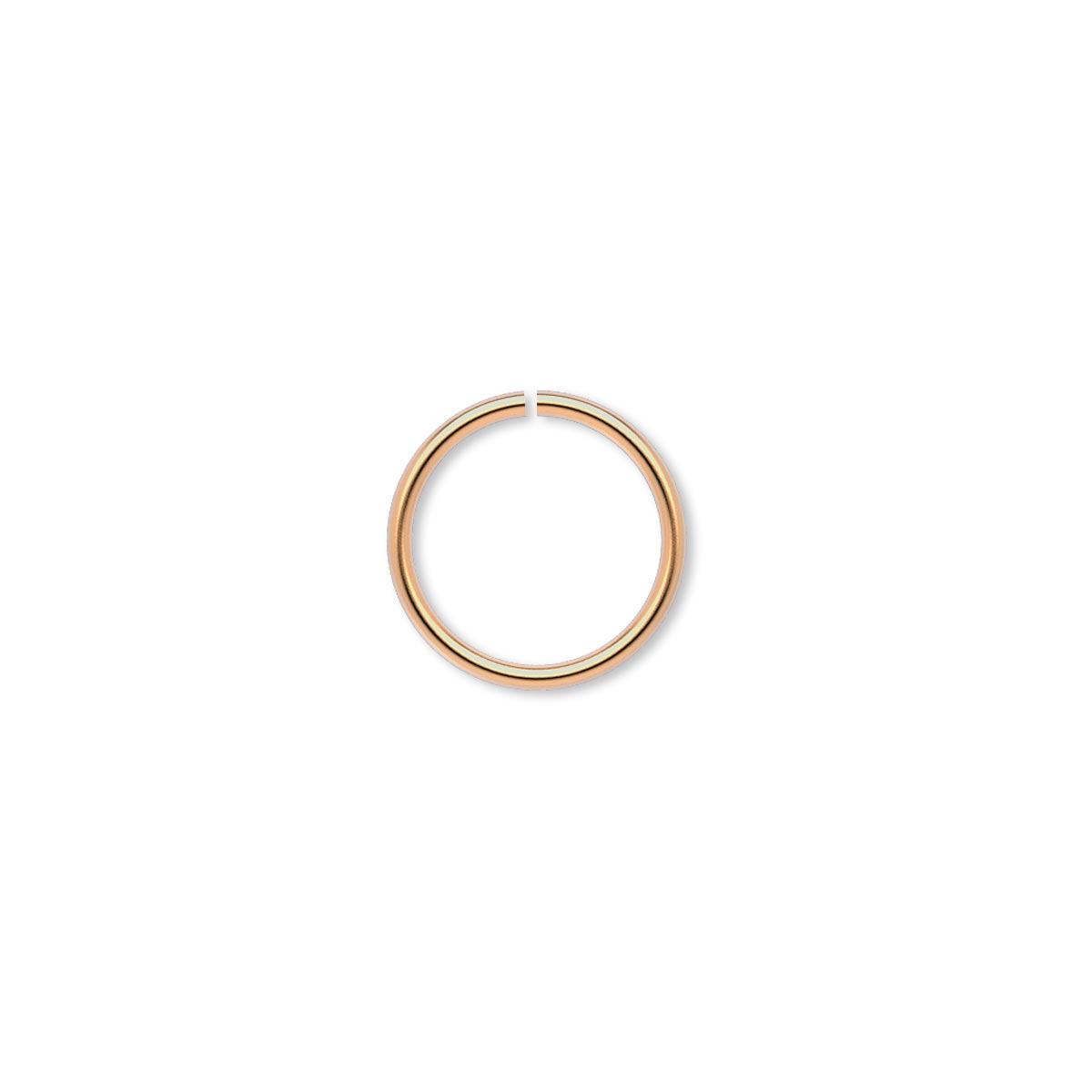 Jump ring, gold-plated brass, 12mm round, 10mm inside diameter, 18 ...